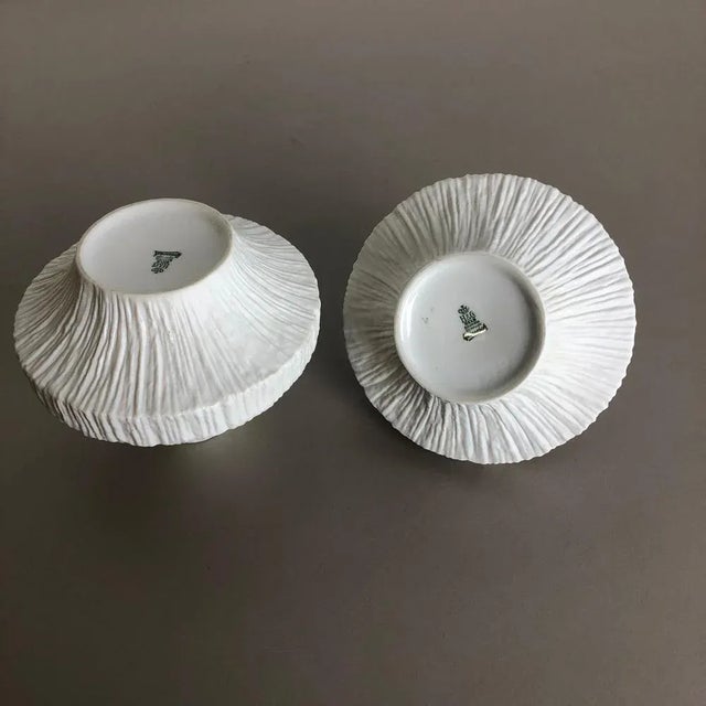 Op Art Porcelain Vases from Heinrich Selb, Germany, 1970s, Set of 2 For Sale - Image 14 of 16