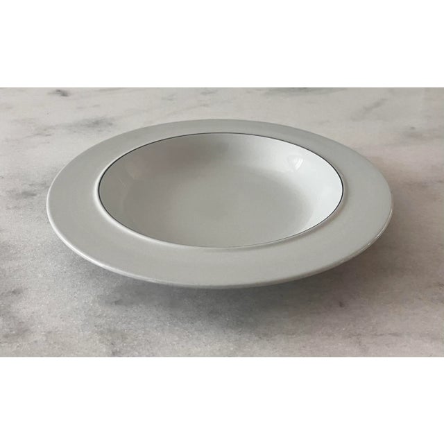 Mid-Century Modern Royal Copenhagen Blue Line Fajance Soup Bowls - Set of 6 For Sale - Image 3 of 9