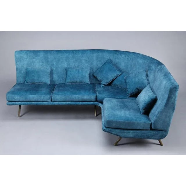 Corner Sofa attributed to Marco Zanuso for Arflex, 1950 For Sale - Image 6 of 10