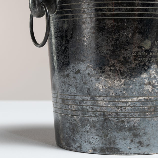 Mid 20th Century Italy Silver Ice Bucket For Sale - Image 13 of 15