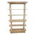 Transitional Ash + Hickory Accent Bookcase For Sale