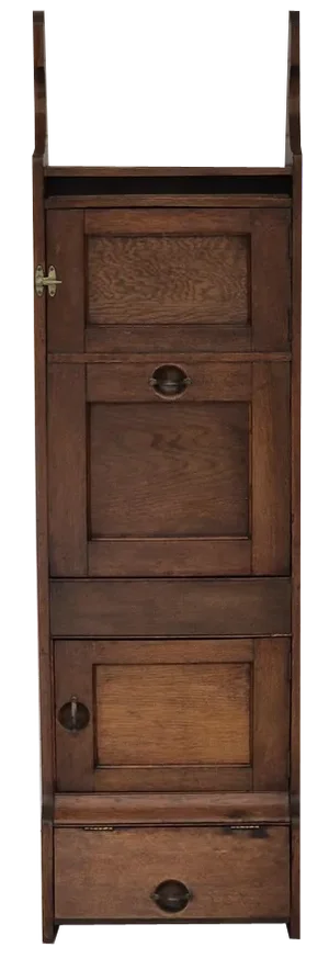 Vintage Scandinavian Wall Cabinet in Oak, 1950s