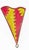 African Handcrafted North African Art Wall Sconce in Red and Yellow For Sale - Image 3 of 10