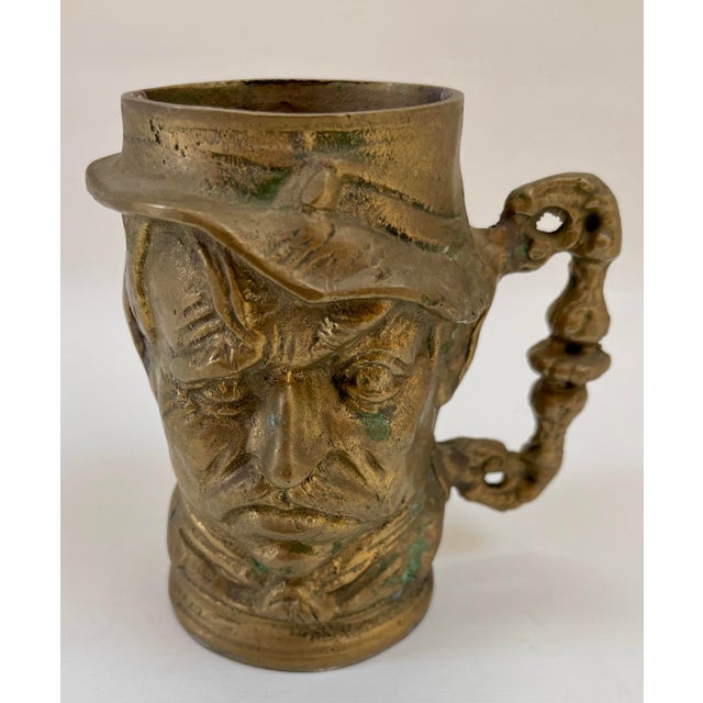 Solid Brass Toby Mug Stein For Sale In Boston - Image 6 of 7