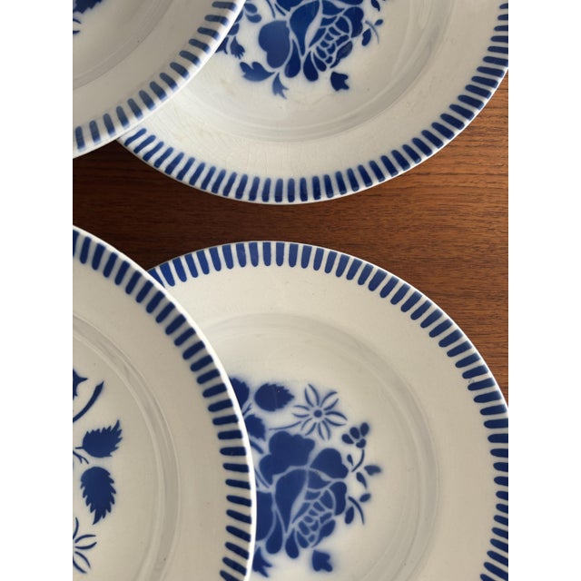 Vintage Luneville Soup Plates, 1950s, Set of 6 For Sale - Image 6 of 9