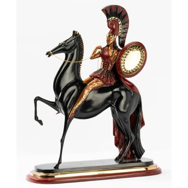 "Amazon" Bronze Sculpture by Erté, 1985 For Sale - Image 13 of 13