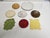 Ceramic Vintage Ceramic Hamburger Coaster Set With Saucer - 8 pcs For Sale - Image 7 of 14