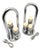 Mid-Century Modern Space Age Chrome Table Lamps, 1970s, Set of 2 For Sale