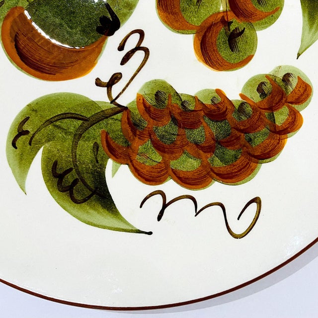 1960s 1960's Hand-Painted Stangl "Orchard Song" Dinner Plates - Set of 6 For Sale - Image 5 of 12