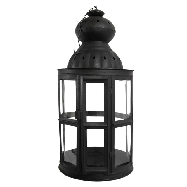 Iron & Glass Window Lantern For Sale - Image 5 of 5