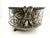 Metal Antique Silver Plate Grape Motif Footed Bowl With Rope Edge and Handles For Sale - Image 7 of 10