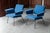 This set of 2 rare easy chairs was crafted by rudolf wolf and produced by elsrijk in holland in the 1950s. This...