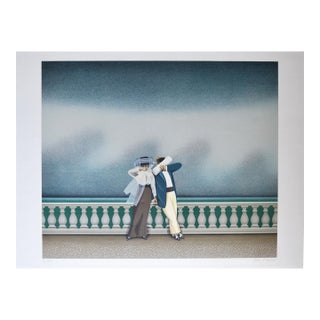 Limited Edition "The Caught Lovers" Lithograph by Jan Balet For Sale