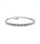 Silver 7.42 Ct Diamond Tennis Bracelet For Sale - Image 8 of 8