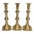 Baldwin Brass Beehive Candlestick Holders, Set of 3 For Sale