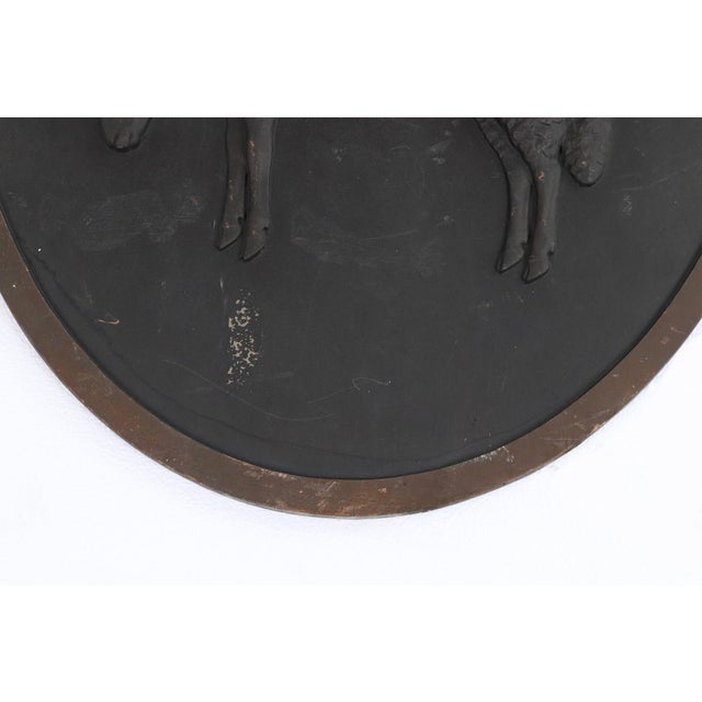 Mid 20th Century Mid 20th Century Brooks Brothers 5th Avenue Golden Fleece Logo Relief For Sale - Image 5 of 7