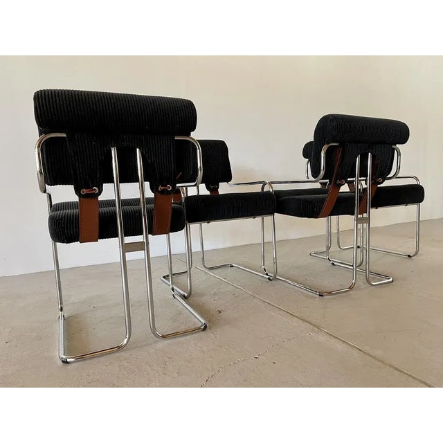 Tucraom Chairs by Guido Faleschini for i4 Mariani, Set of 4 For Sale - Image 3 of 15
