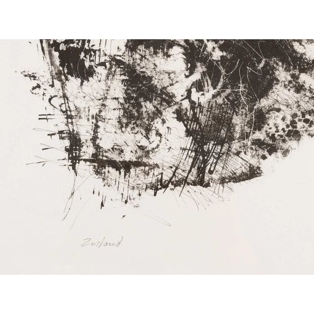 Detlef Hagenbäumer, Rose, Black & White Woodcut, Framed For Sale - Image 6 of 10