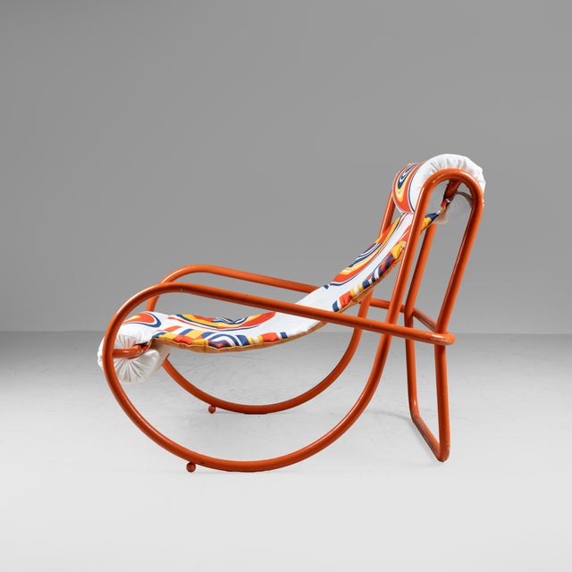 Set of Locus Solus Lounge Chair and Ottoman by Gae Aulenti for Poltronova, 1970s, in Good conditions. Designed 1970 to...