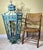 Exquisite Large Hand-Forged Iron Lantern – Verdigris Patina - 47” High X 24”Wide For Sale - Image 13 of 18