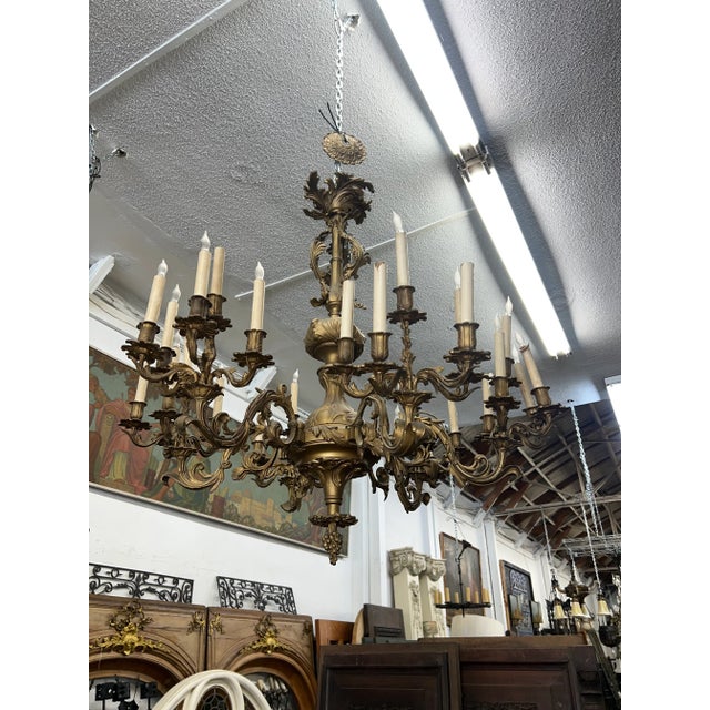 1920s Spanish Mediterranean Chandelier Rupert Murdoch Estate For Sale - Image 13 of 13