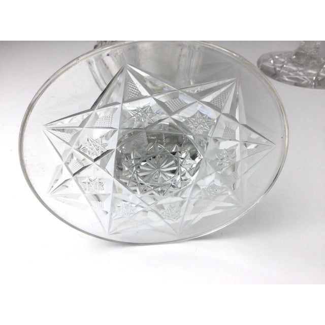 Early 20th Century American Brilliant Cut Glass and Gorham Sterling Silver Vases Pair For Sale - Image 9 of 13