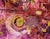 A Rose is a Rose - Abstract Expressionist Assemblage in Acrylic on Canvas Bold sculptural composition by California artist...
