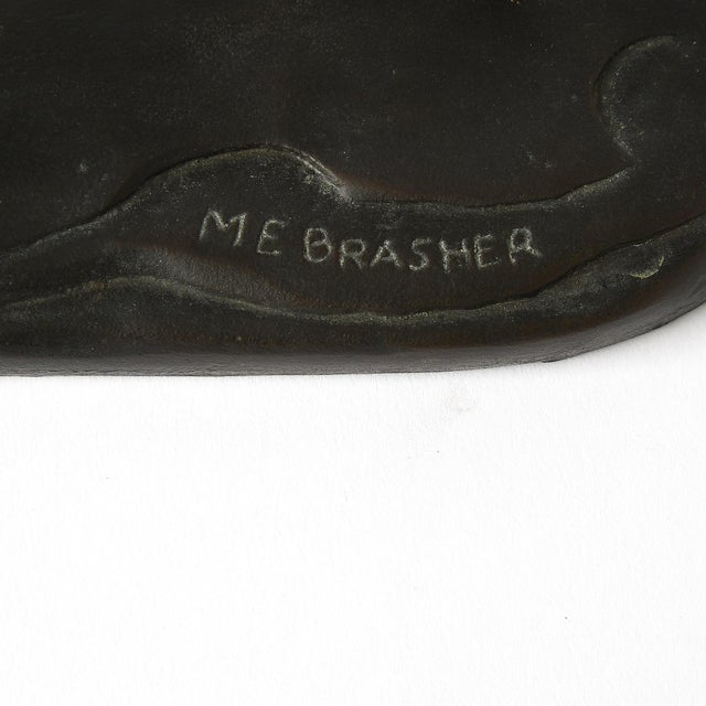 Bronze Patinated Bronze Sculpture of Two Running Horses For Sale - Image 8 of 8