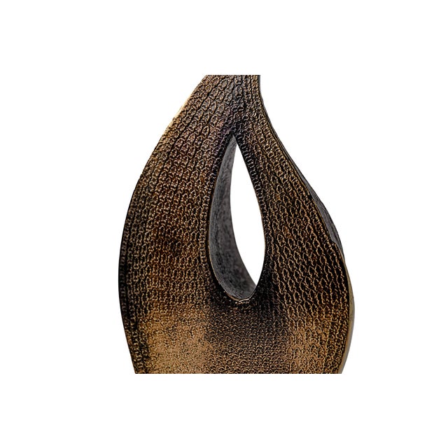 Brass Pair of Ben Seibel for Jenfred-Ware Brass "Flame" Bookends (c.1950) For Sale - Image 8 of 9