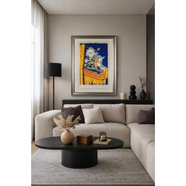 Abstract Salvador Dali Lithograph Limited Edition Hand Signed -The Immaculate Conception 1979 For Sale - Image 3 of 12