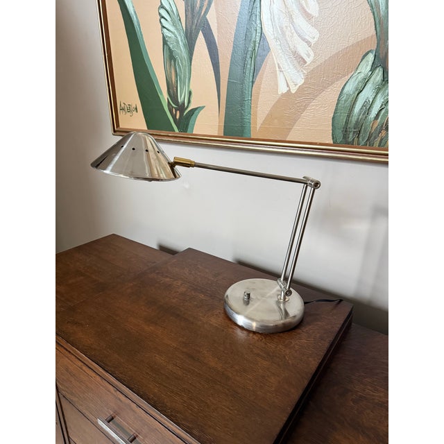 Mid-Century Modern Vintage Tensor Pittsburg Collection Lt627 Articulating and Dimmable Halogen Desk Lamp For Sale - Image 3 of 9