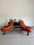 1970s 1970s Brazilian Modernist Leather Lounge Chair Pair With Ottoman Attrb Jean Gillon for Probel For Sale - Image 5 of 12