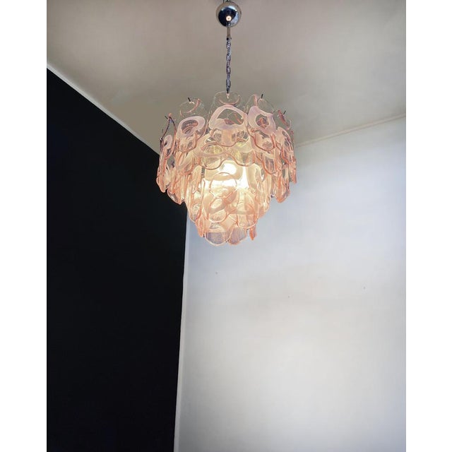 Vintage Italian Murano Chandelier, 1990s For Sale - Image 6 of 16