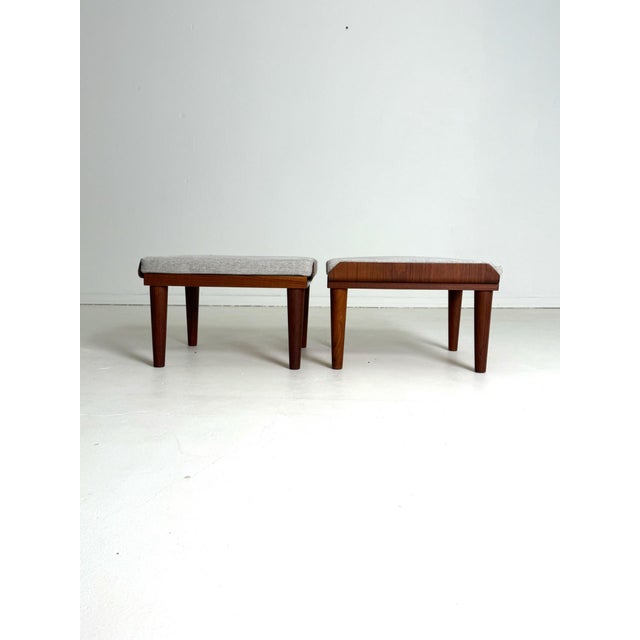 1960s Danish Teak Stools, 1960s, Set of 2 For Sale - Image 5 of 10
