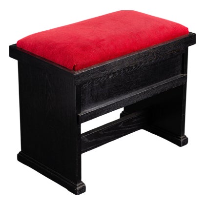 The Hague School Pander Stool by Hendrik Wouda, 1920s For Sale