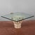 White Stone Capital Coffee Table with Large Thick Glass Top For Sale - Image 14 of 18