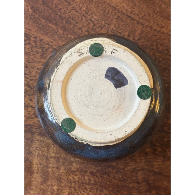 1970s 1970s Mid Century Modern American Studio Ceramic Bowl For Sale - Image 5 of 5