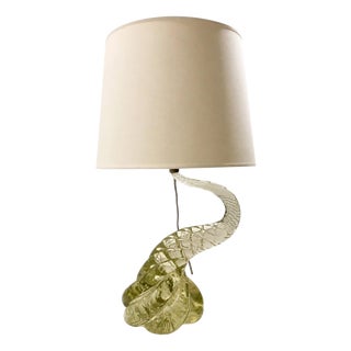 Murano Glass Table Lamp, Italy, 1960s For Sale