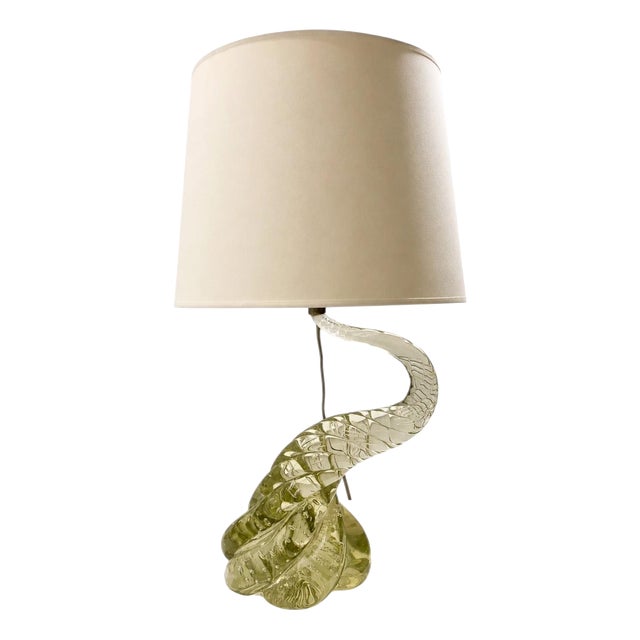 Murano Glass Table Lamp, Italy, 1960s For Sale