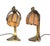 Pair of table lamps, patinated bronze, signed Prof. Rudolf Marschall. Each with an E14 socket. Rudolf Marschall (born...