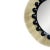 Modern Bohemian Round Ibiza Wall Mirror in Natural Fiber & Black Lacquer by HOMMÉS Studio For Sale - Image 4 of 6