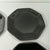 1980s Postmodern Contemporary French Black Glass Dinner Plates - Set of 4 For Sale - Image 6 of 11