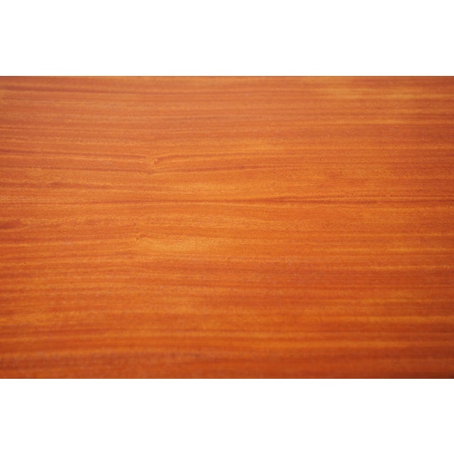 Mid-Century Writing Desk in Mahogany Veneer, Czech, 1950 For Sale - Image 4 of 13