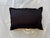 Pillow made with wool pile genuine hand made antique Persian rug fragment-Poly fill with fabric backing ,sewn closure-
