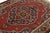 1950s Vintage Bessarabian Kilim Rug in Red and Purple Medallion Pattern For Sale - Image 5 of 7