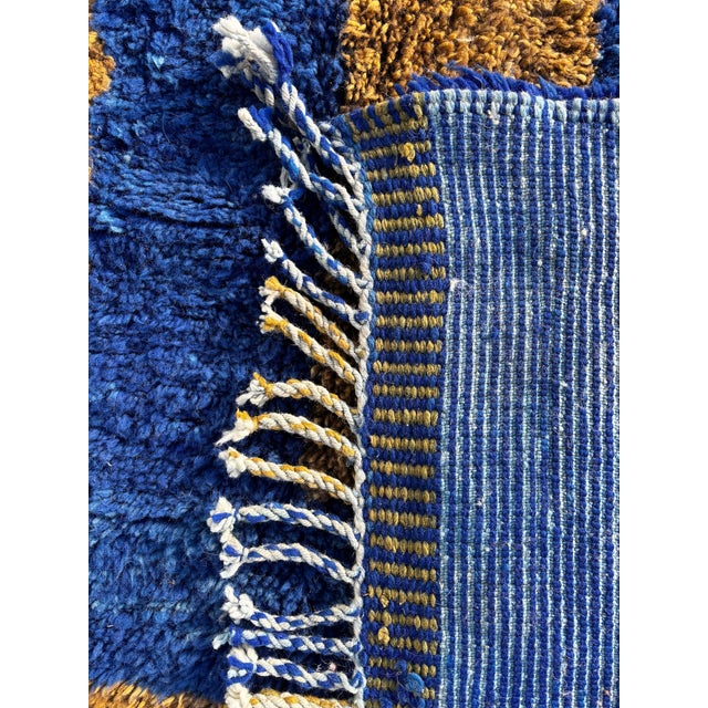 Moroccan Mrirt Beni Ouarain Wool Rug, 1990 For Sale - Image 11 of 15