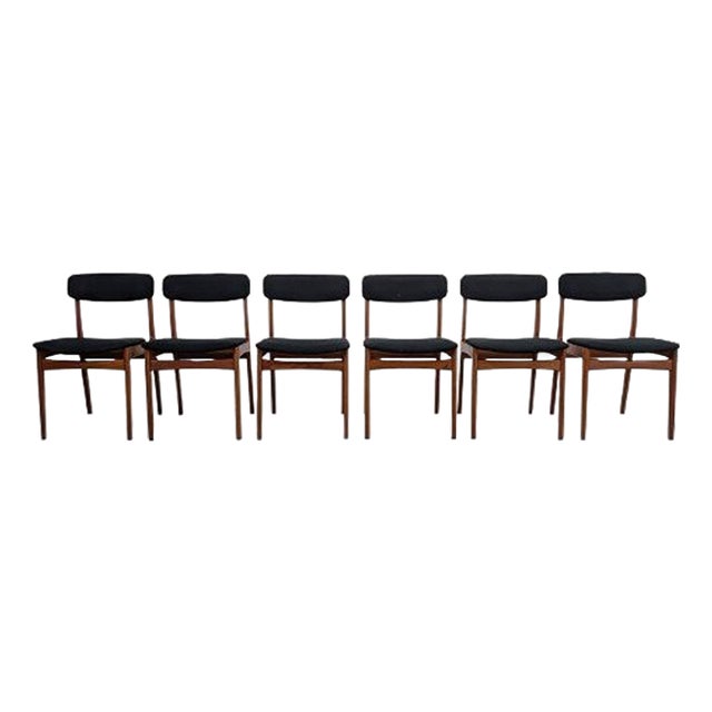 Mid-Century Modern Chairs, 1960, Set of 6 For Sale