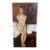 Large Mid-Century Modern Surrealist Naked Female Figure Oil Painting on Canvas – 27x50 For Sale