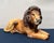 Mid 20th Century Pair of Vintage Hand Painted Lion Statues For Sale - Image 5 of 8