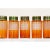 Orange French Amber Glass Apothecary Storage Jars - Set of 6 For Sale - Image 8 of 13